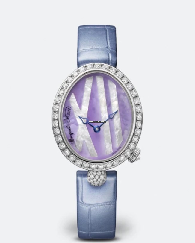 Breguet Reine de Naples Womens watch Automatic White gold 9818BB 5V 922 DD0D Replica 4