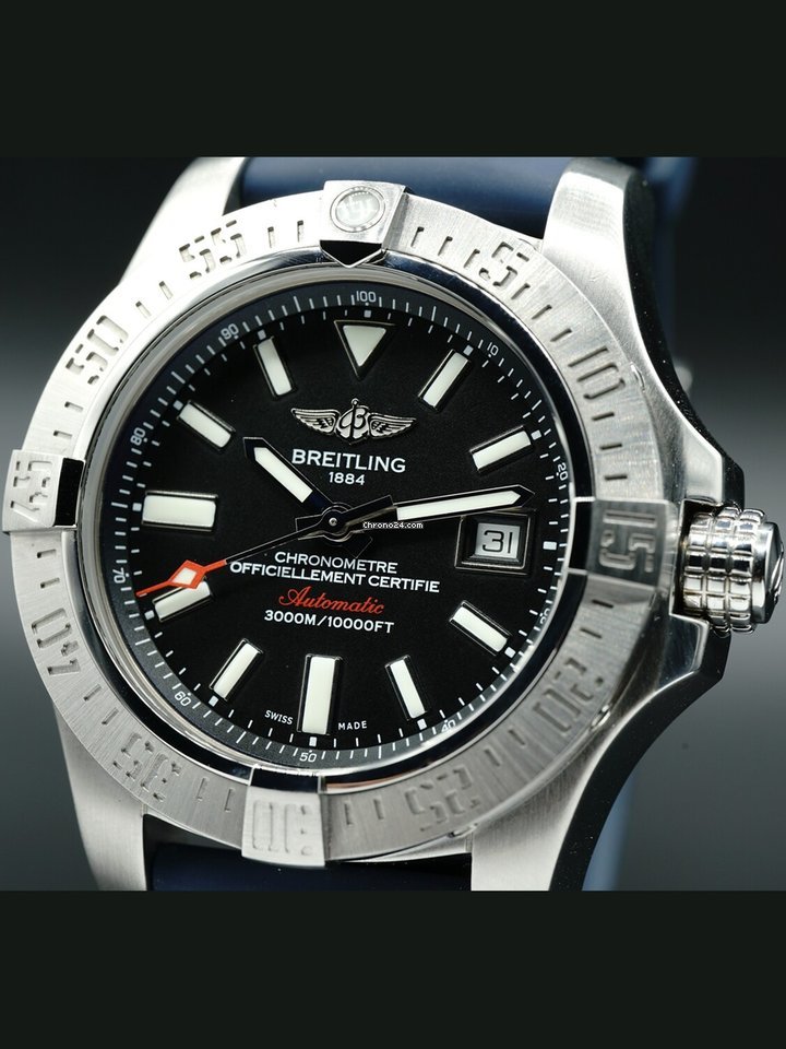 IMG_9081 Breitling Avenger II Seawolf Mens watch Unisex Automatic Steel A1733110 BC30 Replica 4