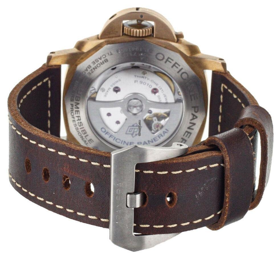 IMG_9081 Panerai Luminor Submersible Mens watch Unisex Automatic Bronze PAM968 Replica 4