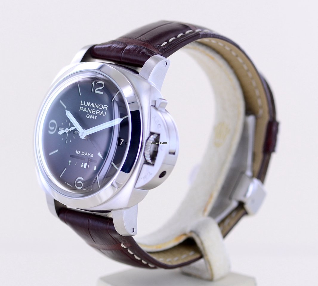 IMG_9081 Panerai Luminor 1950 10 Days GMT Automatic Steel PAM00270 270 Replica 4