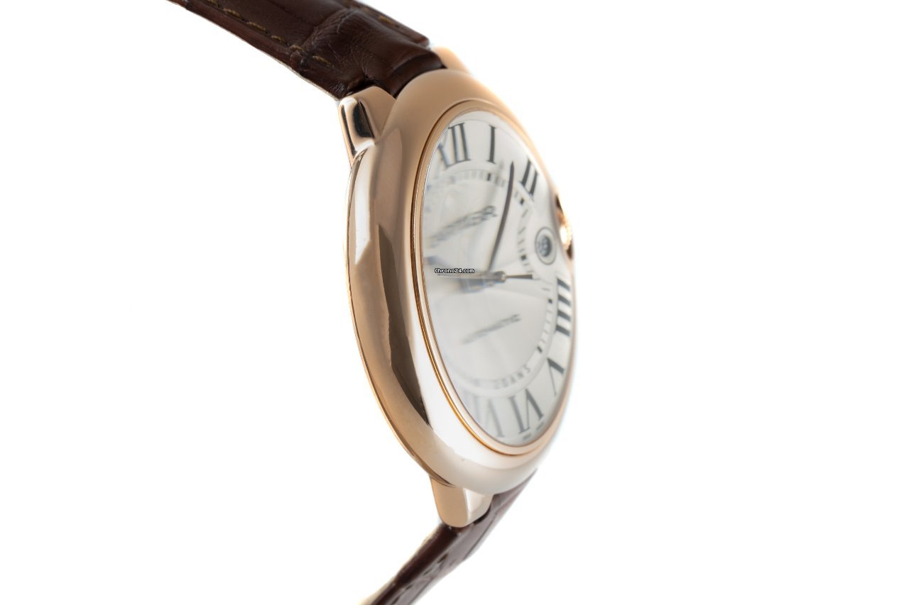 IMG_9081 Cartier Ballon Bleu Mens watch Unisex Automatic Red gold 3941 Replica 4