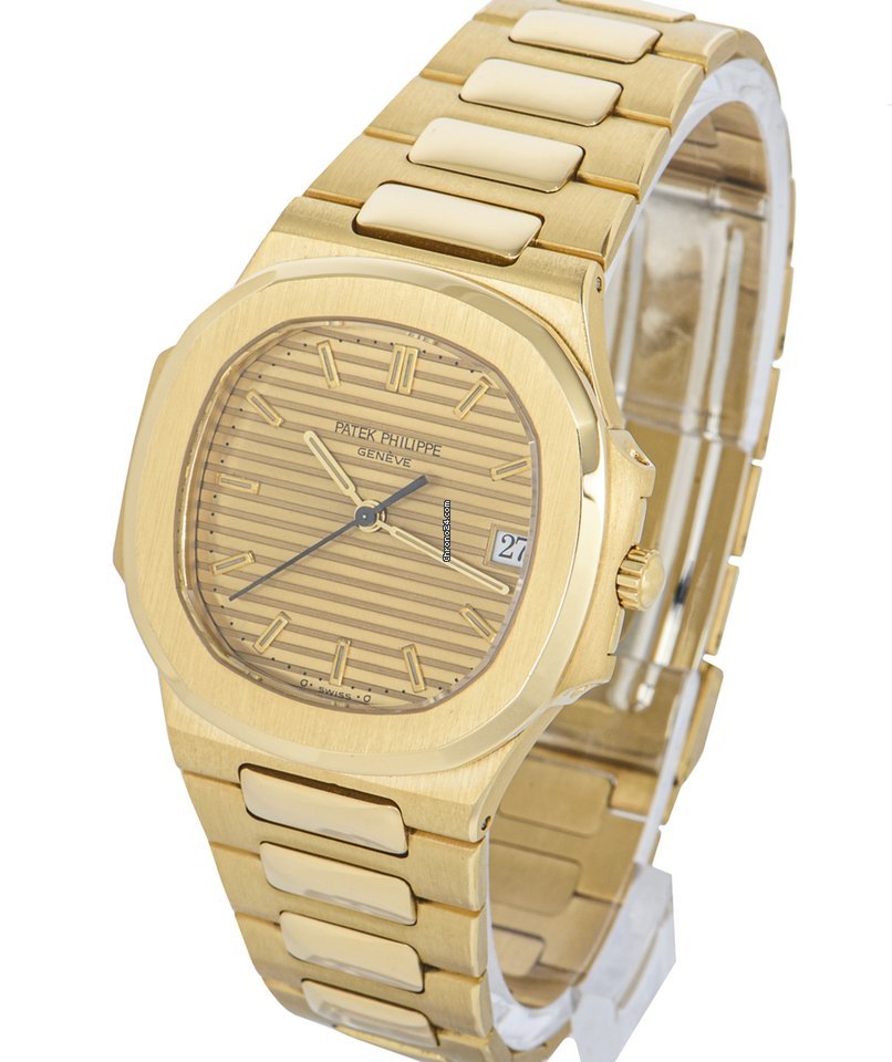 IMG_9081 Patek Philippe Nautilus Mens watch Unisex Quartz Yellow gold 3900 001 Replica 4