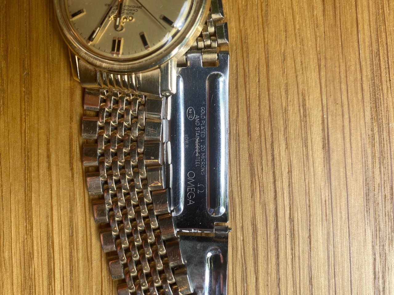 IMG_9081 Omega Constellation Mens watch Unisex Automatic Gold Steel 1068 Replica 4