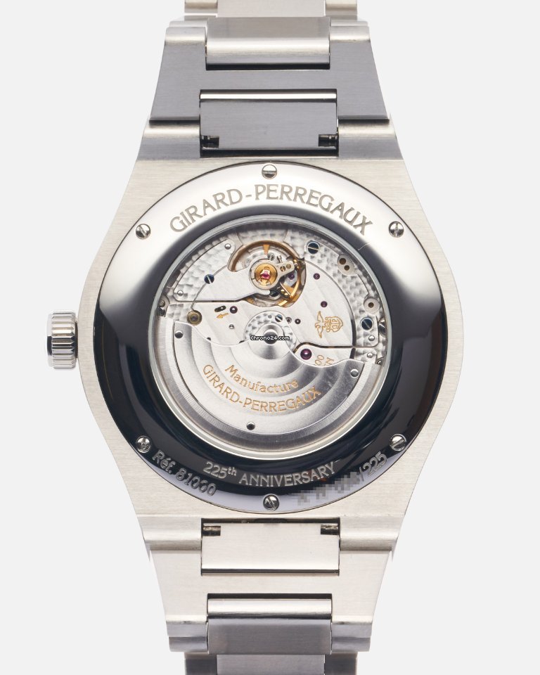 IMG_9081 Girard Perregaux Laureato Mens watch Unisex Automatic Steel 81000-11-131-11A Replica 4