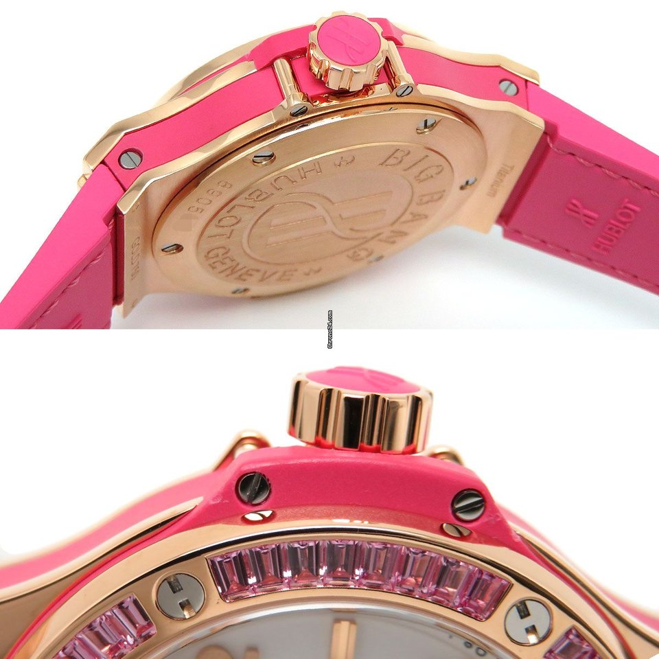 IMG_9081 Hublot Big Bang Tutti Frutti Womens watch Quartz Rose gold 361.PP.2010.LR.1933 Replica 4