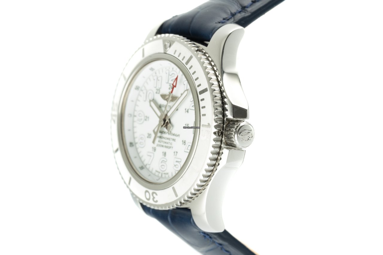 IMG_9081 Breitling Superocean II 36 Womens watch Automatic Steel A17312 Replica 4