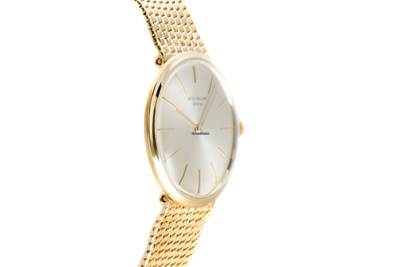 IMG_9081 Patek Philippe Calatrava Mens watch Unisex Manual winding Yellow gold 2591 Replica 4