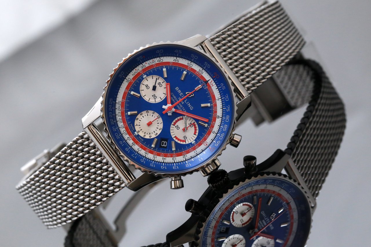 IMG_9081 Breitling Navitimer Mens watch Unisex Automatic Steel AB01212B1C1A1 Replica 4