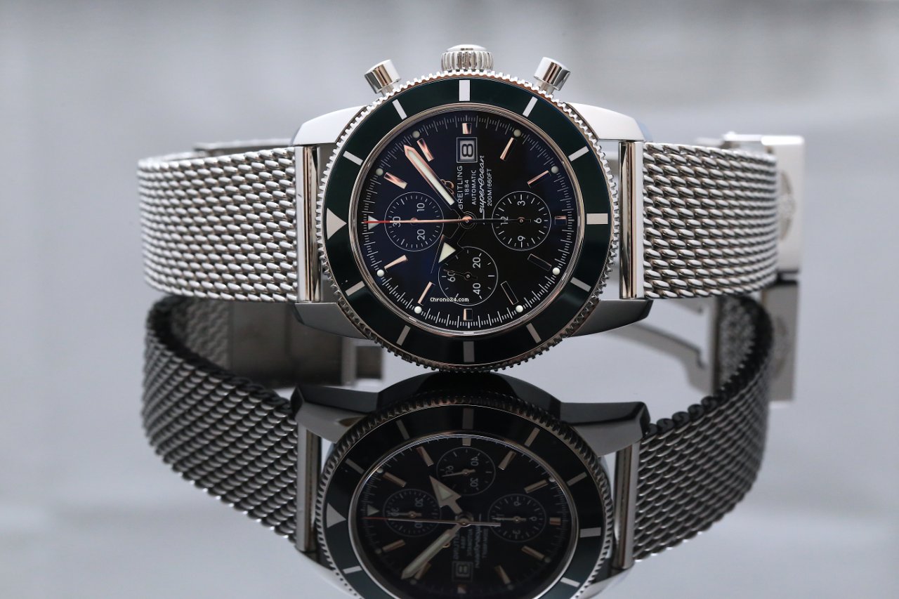 IMG_9081 Breitling Superocean Heritage Chronograph Mens watch Unisex Automatic Steel A13320 Replica 4