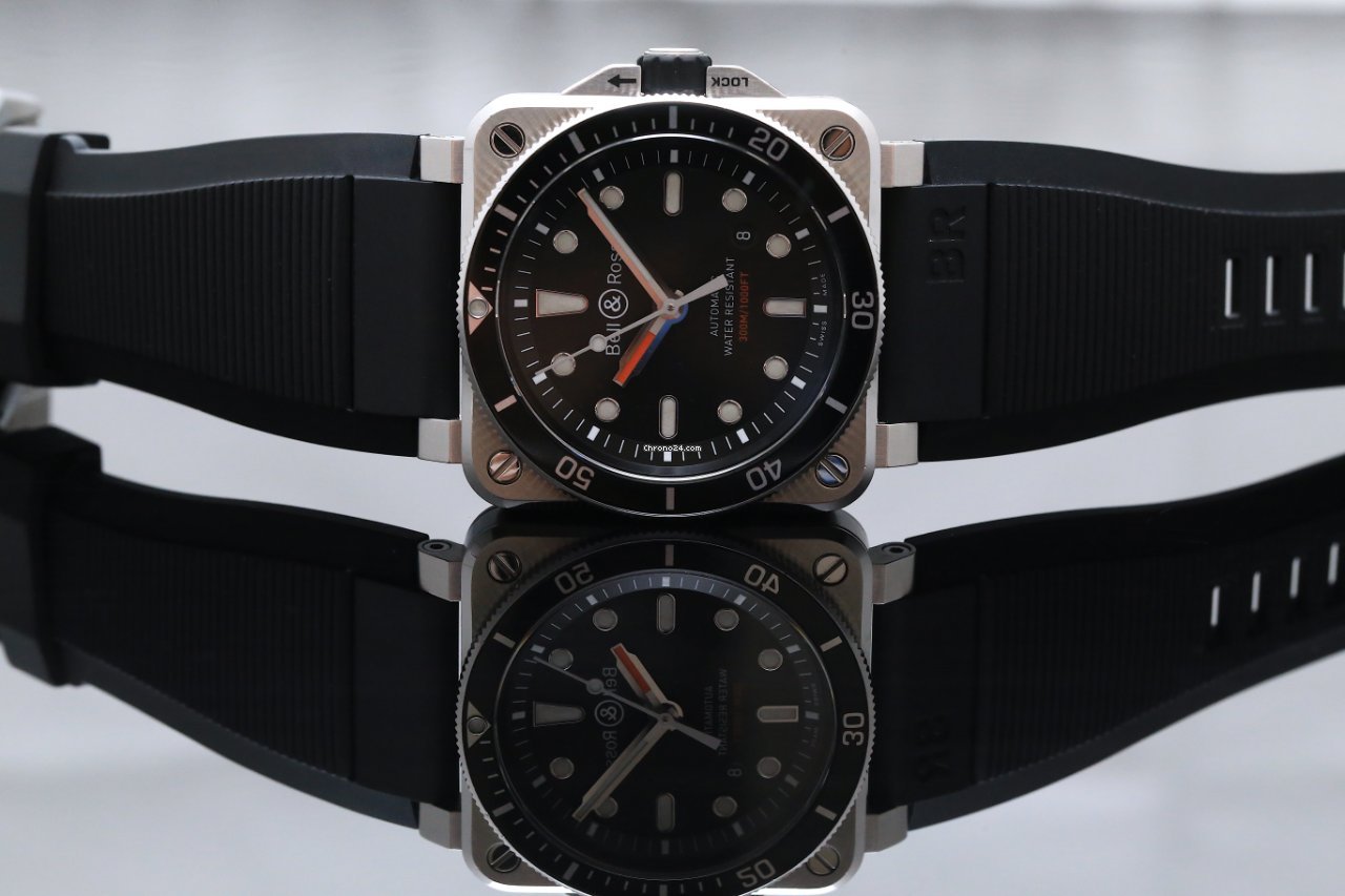 IMG_9081 Bell & Ross BR 03-92 Steel Mens watch Unisex Automatic Steel BR0392-D-BL-ST SRB Replica 4