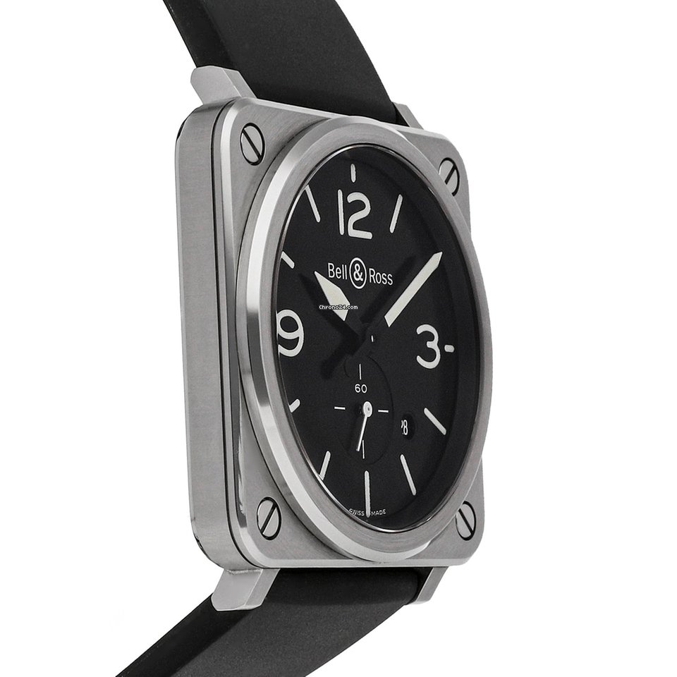 IMG_9081 Bell & Ross BR S Mens watch Unisex Quartz Steel BRS-BLC-ST Replica 4