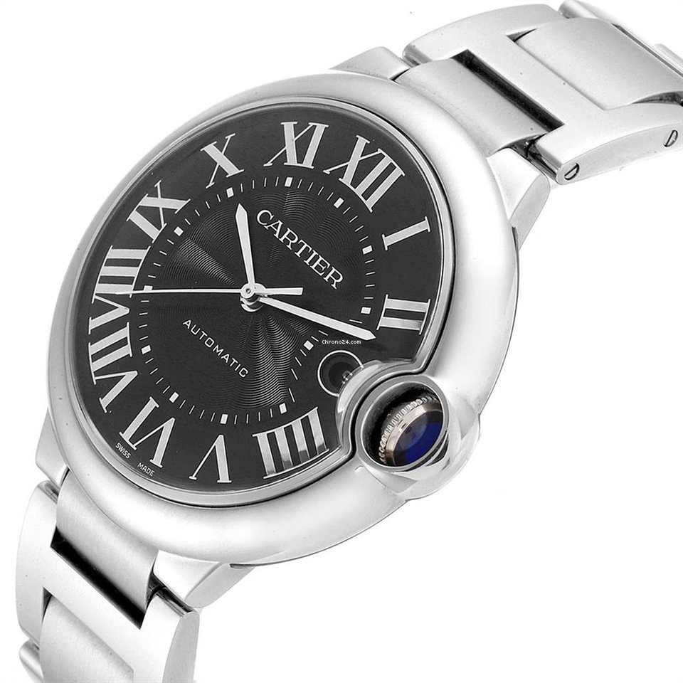 IMG_9081 Cartier Ballon Bleu 42mm Mens watch Unisex Automatic Steel W6920042 Replica 4