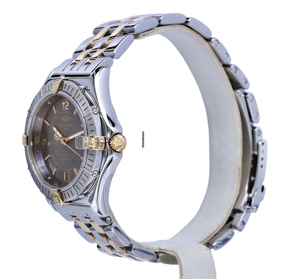 IMG_9081 Breitling Womens watch Quartz Gold Steel B62022 Replica 4