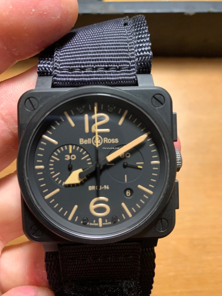 IMG_9081 Bell & Ross BR 03-94 Chronographe Mens watch Unisex Automatic Steel BR0394-HERITAGE Replica 4