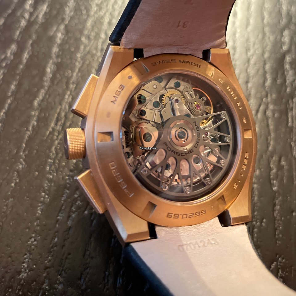 Porsche Design Dashboard Mens watch Unisex Automatic Rose gold 6620.69.40.1243 Replica 4