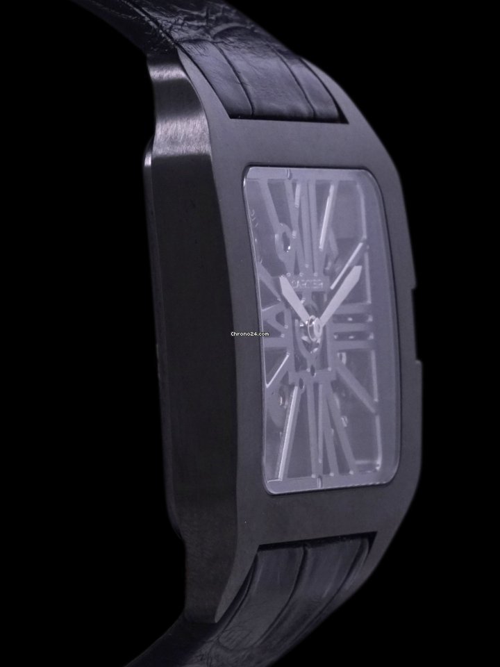 IMG_9081 Cartier Santos Dumont Mens watch Unisex Manual winding Titanium 2020052 Replica 4