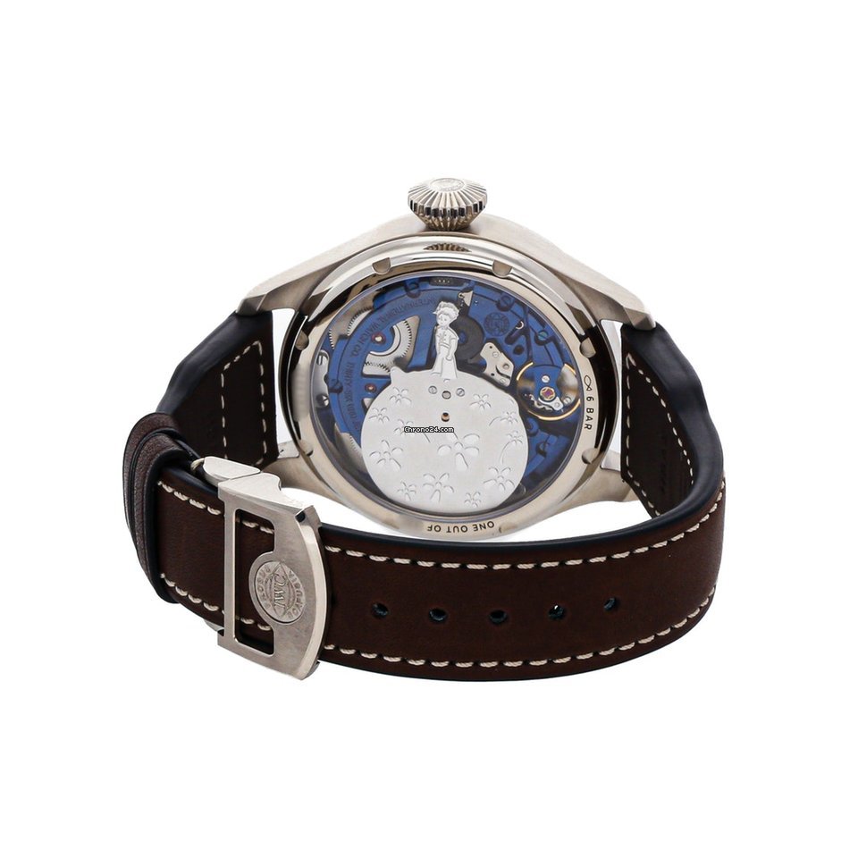 IMG_9081 IWC Big Pilot Mens watch Unisex Automatic White gold IW5027-03 Replica 4