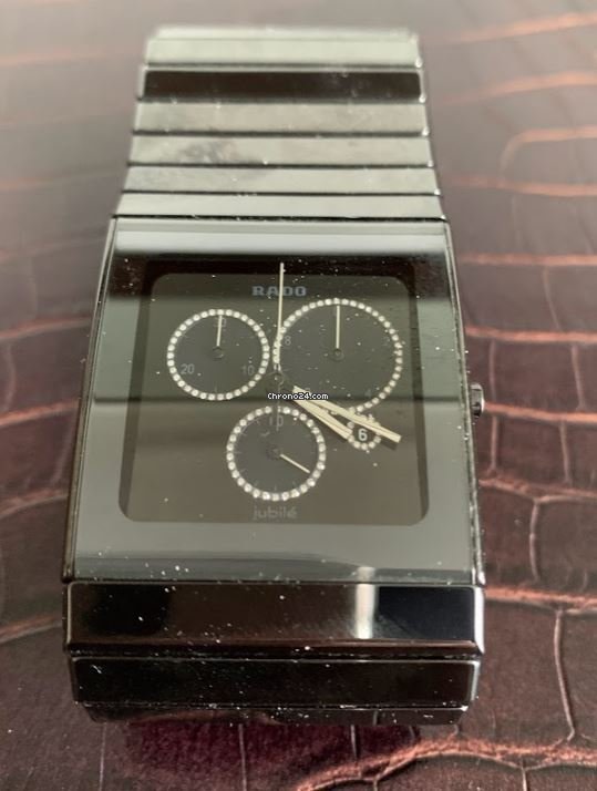 IMG_9081 Rado Ceramica Mens watch Unisex Quartz Ceramic R21714702 Replica 4