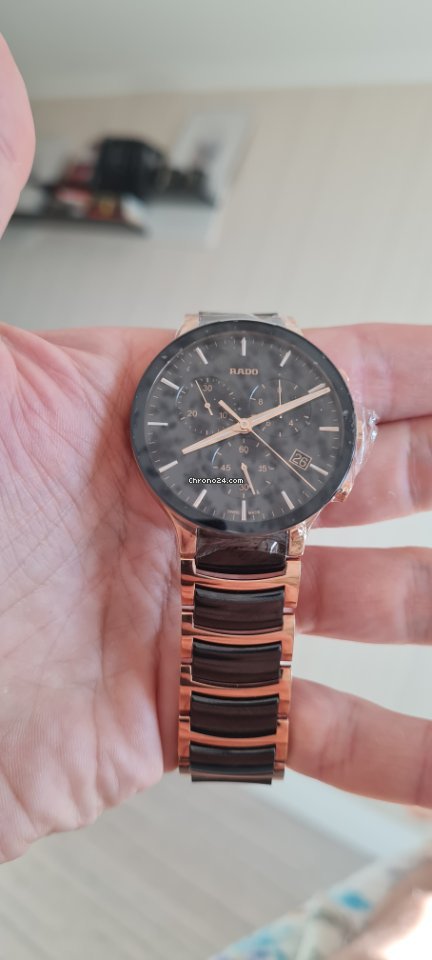 IMG_9081 Rado Centrix Mens watch Unisex Quartz Steel R30187172 Replica 4