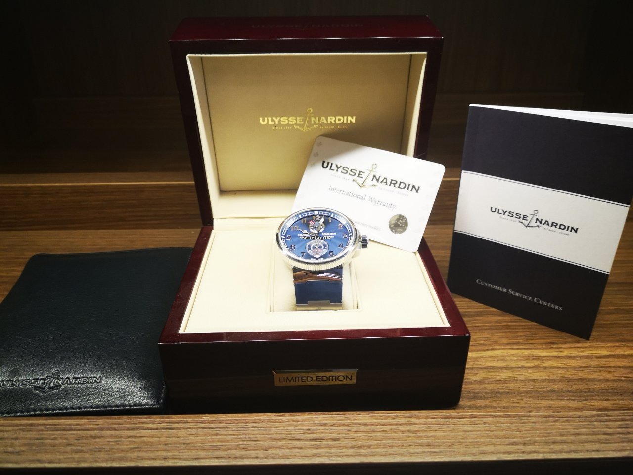 Ulysse Nardin Marine Chronometer Manufacture Mens watch Unisex Automatic Steel 1183-126-3 63 Replica 4