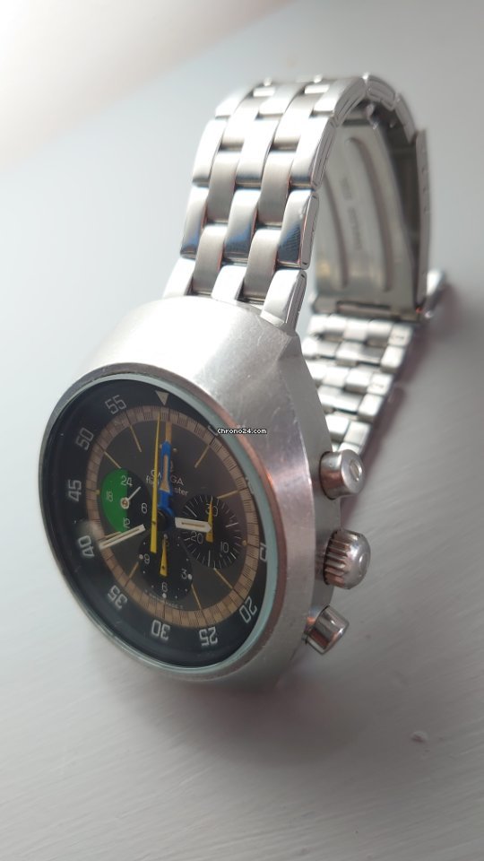 IMG_9081 Omega Flightmaster Mens watch Unisex Manual winding Steel 145.013 Replica 4