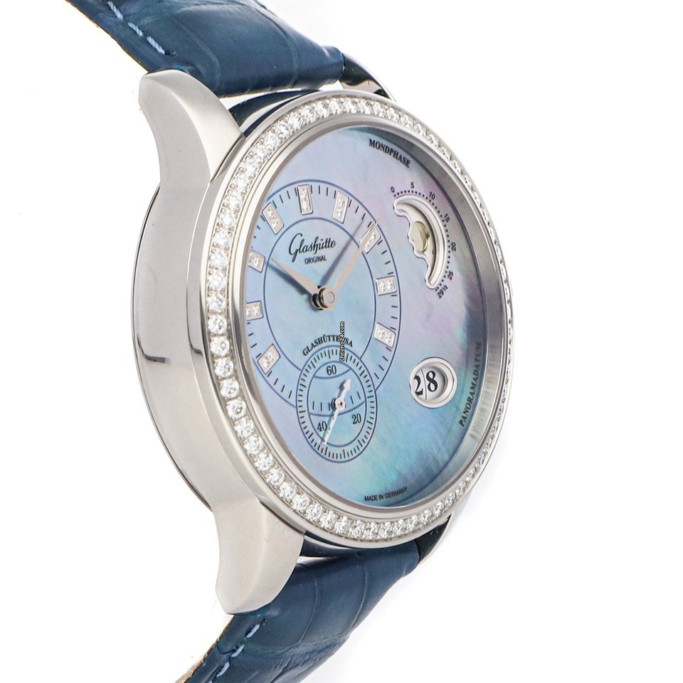 IMG_9081 Glashutte Original PanoMatic Luna Mens watch Unisex Automatic Steel 1-90-12-03-12-02 Replica 4