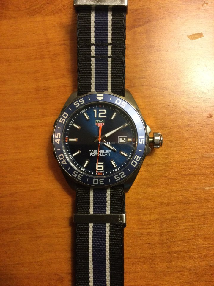IMG_9081 TAG Heuer Formula 1 Quartz Mens watch Unisex Quartz Steel WAZ1010.FC8197 Replica 4