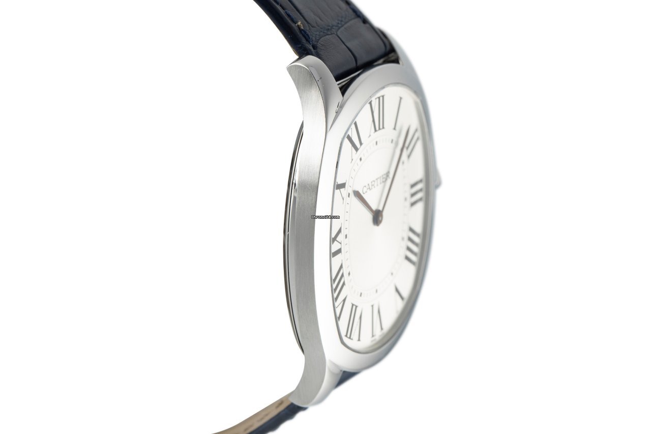 IMG_9081 Cartier Drive de Cartier Mens watch Unisex Manual winding Steel WSNM0011 Replica 4