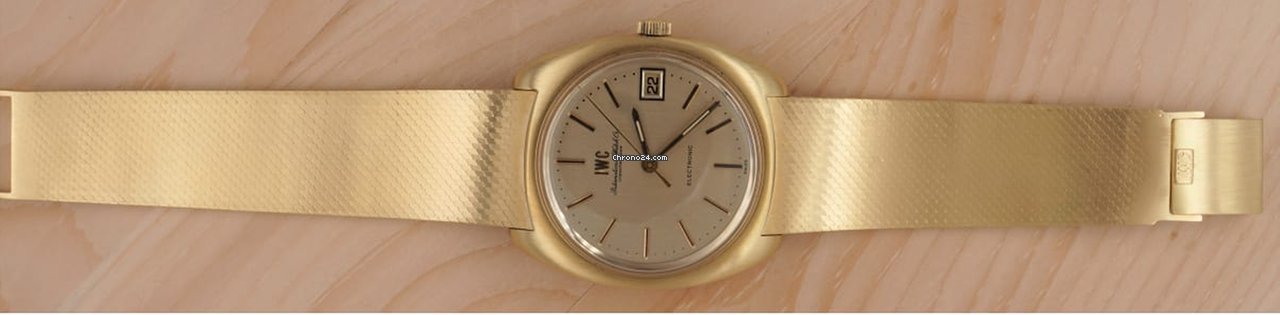 IMG_9081 IWC Mens watch Unisex Quartz Yellow gold 9601 Replica 4