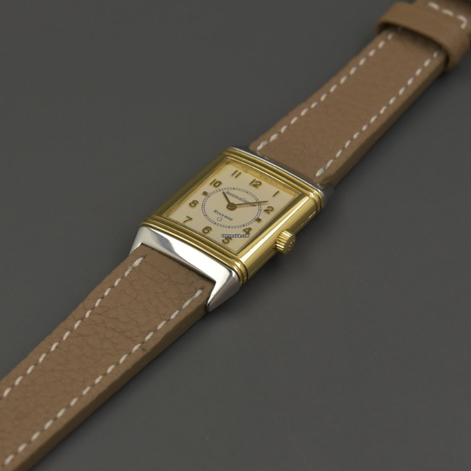 Jaeger-LeCoultre Reverso Womens watch Quartz Gold Steel 140.025.5 Replica 4