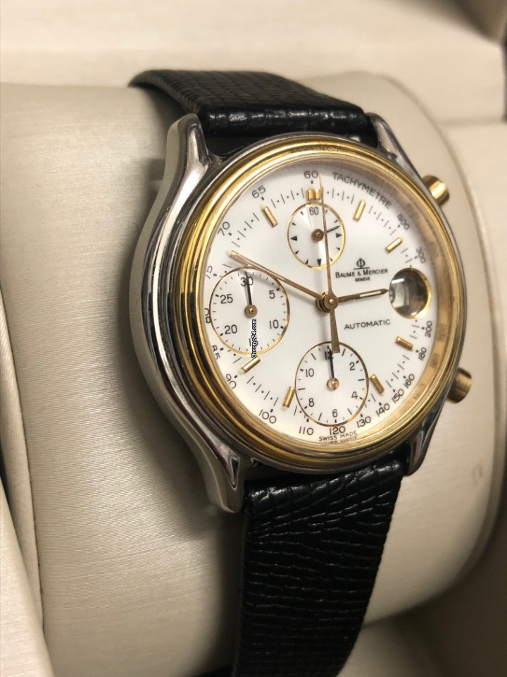 IMG_9081 Baume & Mercier Mens watch Unisex Manual winding Gold Steel 6103 Replica 4