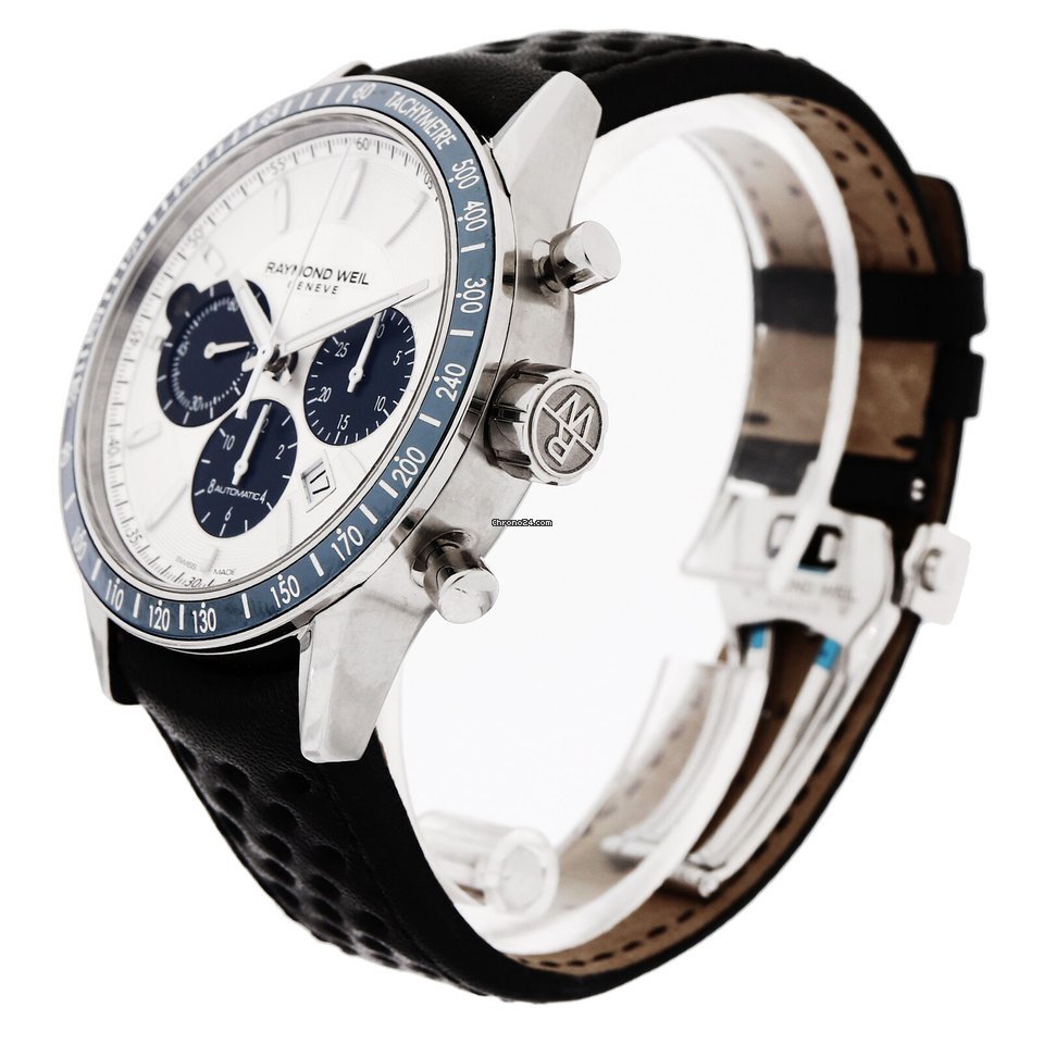 IMG_9081 Raymond Weil Freelancer Mens watch Unisex Automatic Steel NUMBER 7740-SC3-65521 Replica 4