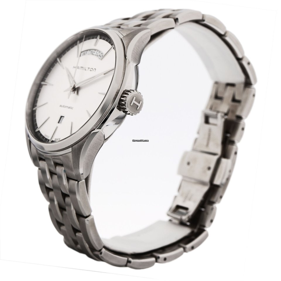 Hamilton Jazzmaster Day Date Auto Mens watch Unisex Automatic Steel NUMBER H42565151 Replica 4