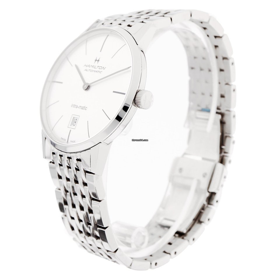 IMG_9081 Hamilton Intra-Matic Mens watch Unisex Automatic Steel NUMBER H38455151 Replica 4