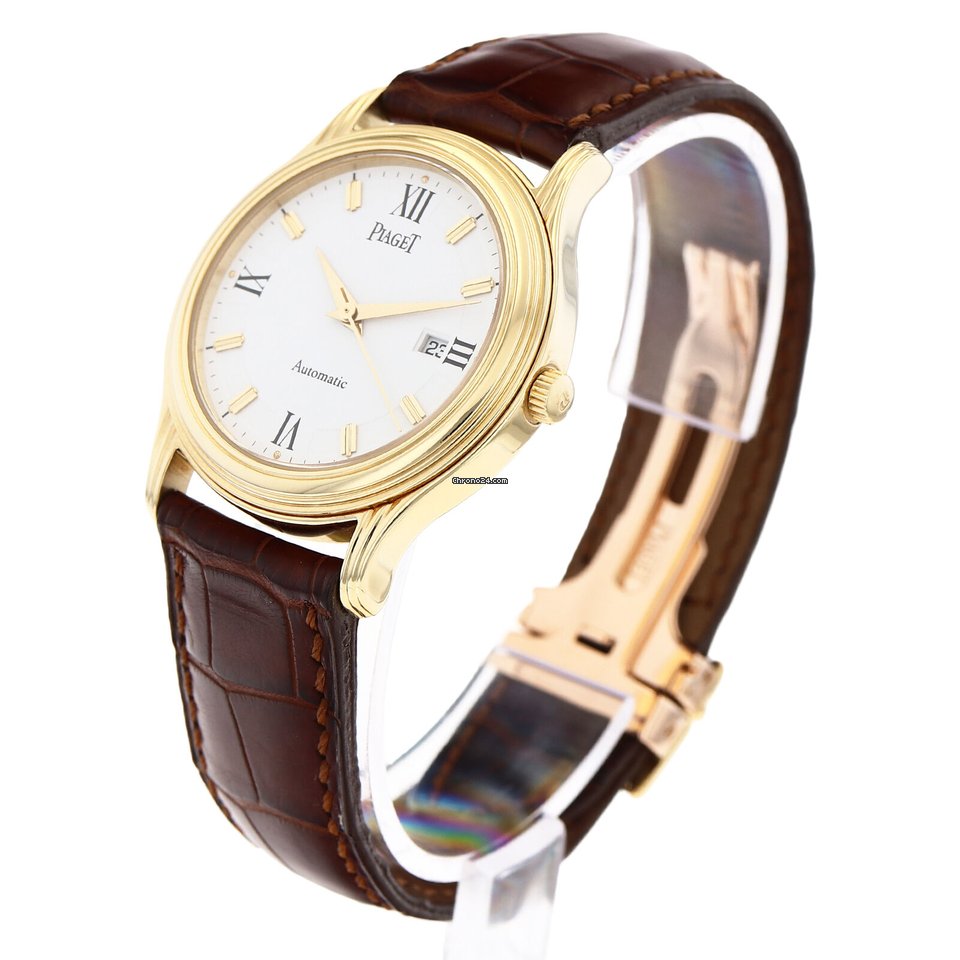 IMG_9081 Piaget Polo Mens watch Unisex Automatic Yellow gold NUMBER 24001 Replica 4