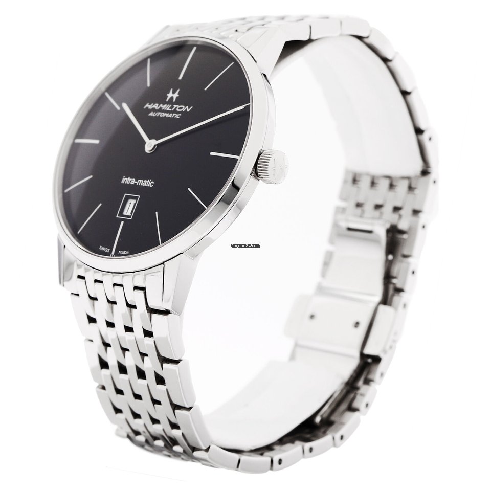 IMG_9081 Hamilton Intra-Matic Mens watch Unisex Automatic Steel NUMBER H38755131 Replica 4