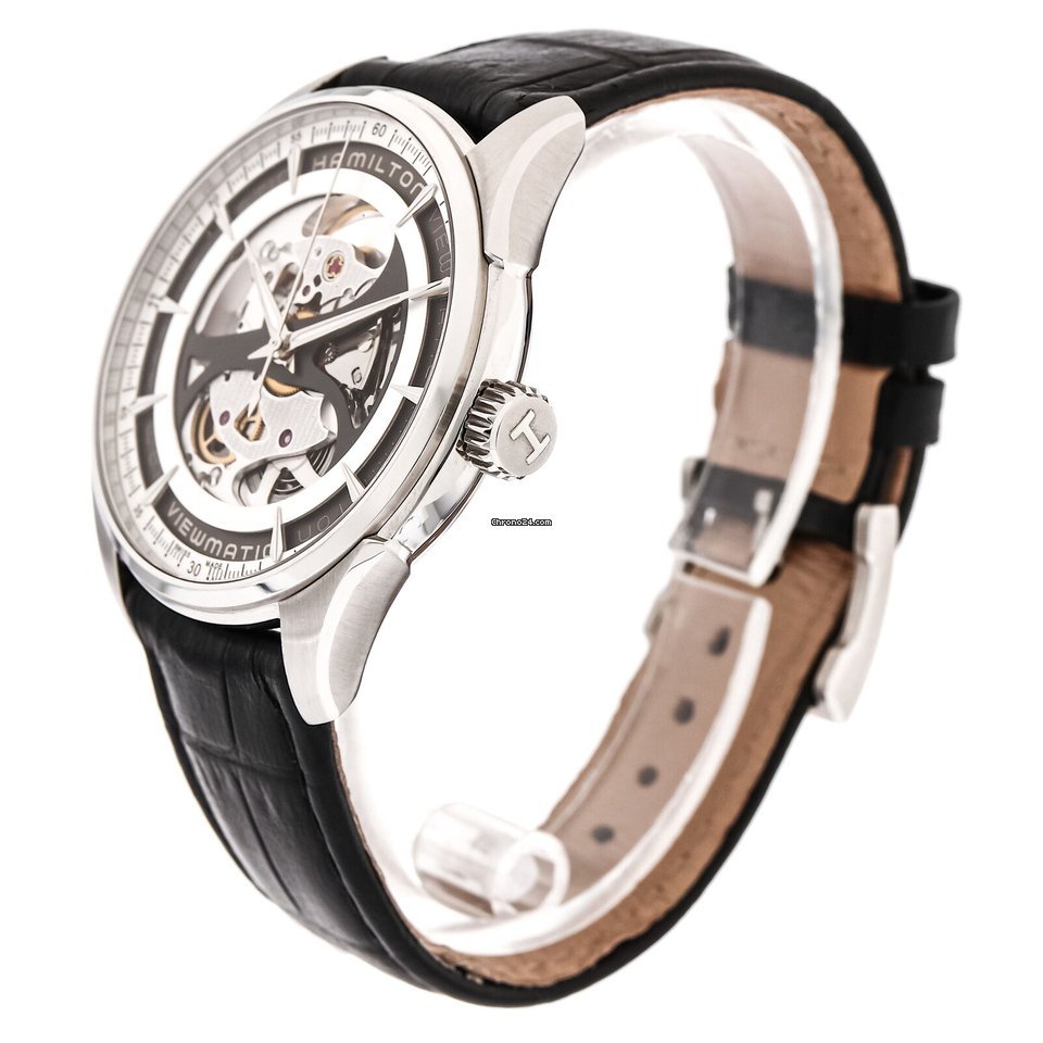 Hamilton Jazzmaster Viewmatic Mens watch Unisex Automatic Steel NUMBER H42555751 Replica 4