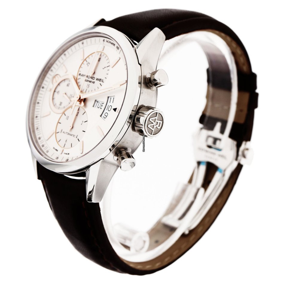 Raymond Weil Freelancer Mens watch Unisex Automatic Steel NUMBER 7730-STC-65025 Replica 4