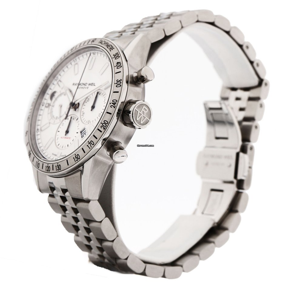IMG_9081 Raymond Weil Freelancer Mens watch Unisex Automatic Steel NUMBER 7740-ST-30001 Replica 4