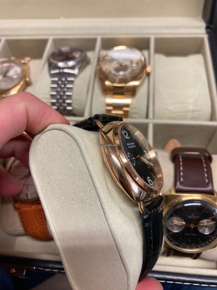 IMG_9081 Panerai Radiomir Mens watch Unisex Automatic Rose gold PAM 00103 Replica 4