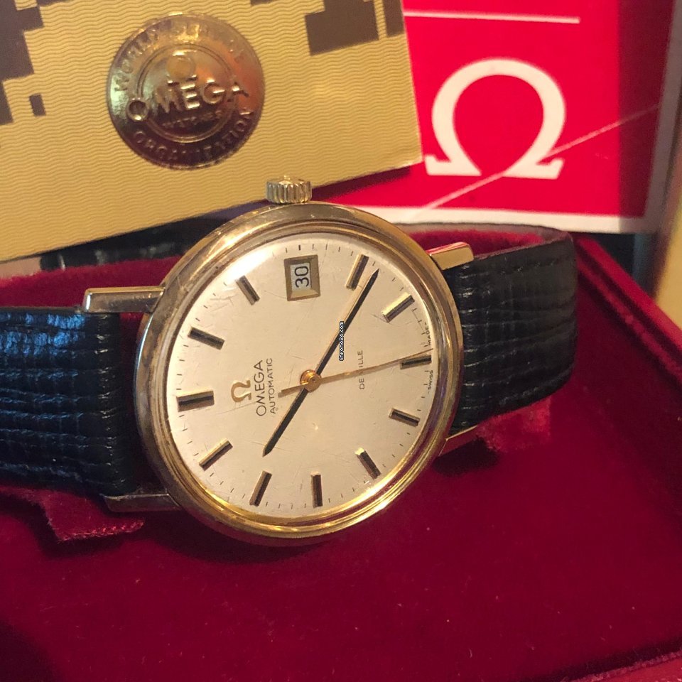 IMG_9081 Omega De Ville Mens watch Unisex Automatic Yellow gold 166.5161 Replica 4