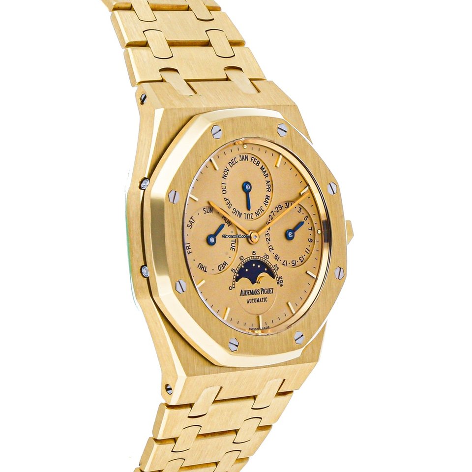 IMG_9081 Audemars Piguet Royal Oak Mens watch Unisex Automatic Yellow gold 25554BA Replica 4