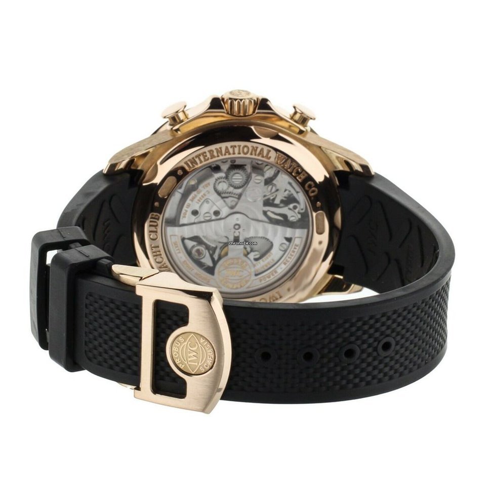 IWC Portuguese Yacht Club Chronograph Mens watch Unisex Automatic Rose gold IW390209 Replica 4