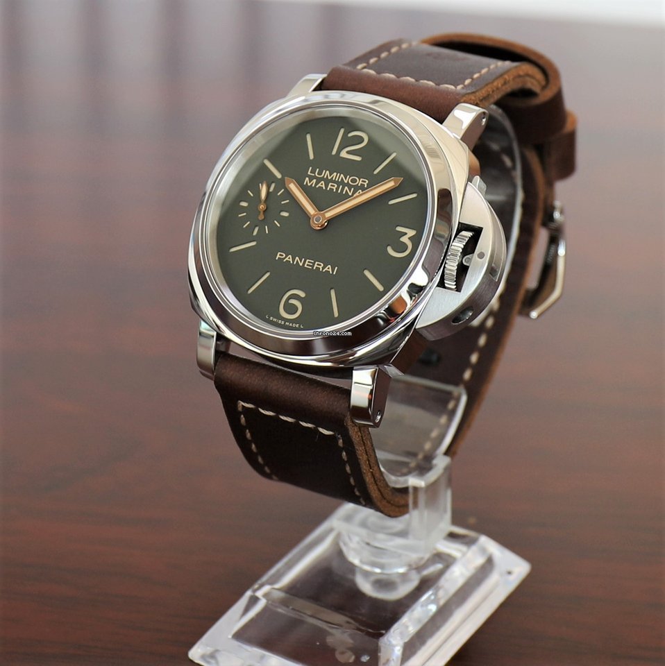 IMG_9081 Panerai Mens watch Unisex Manual winding Steel PAM 00911 Replica 4
