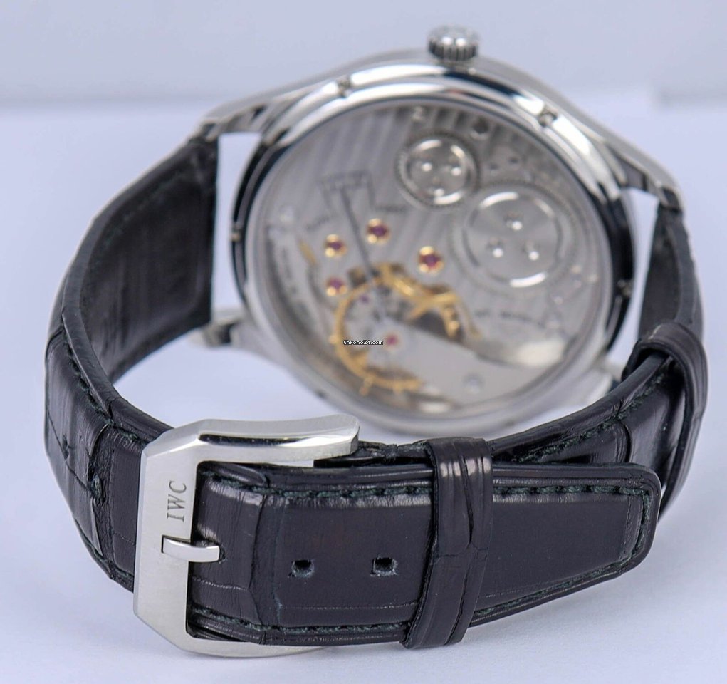 IMG_9081 IWC Portuguese Hand-Wound Mens watch Unisex Manual winding Steel IW545407 Replica 4