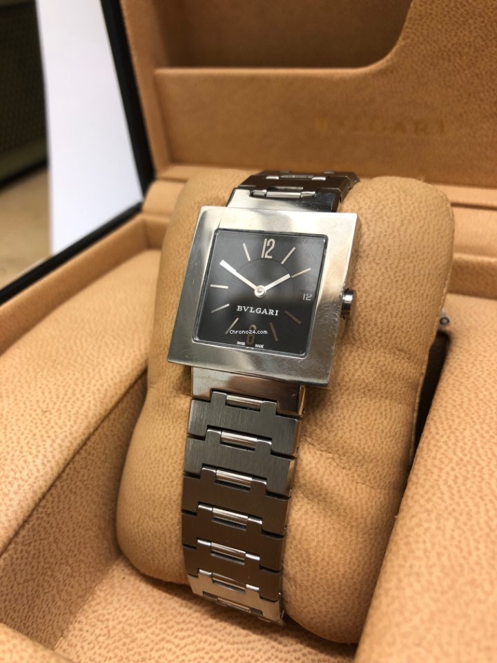 IMG_9081 Bulgari Quadrato Womens watch Quartz Steel SQ27SSD Replica 4