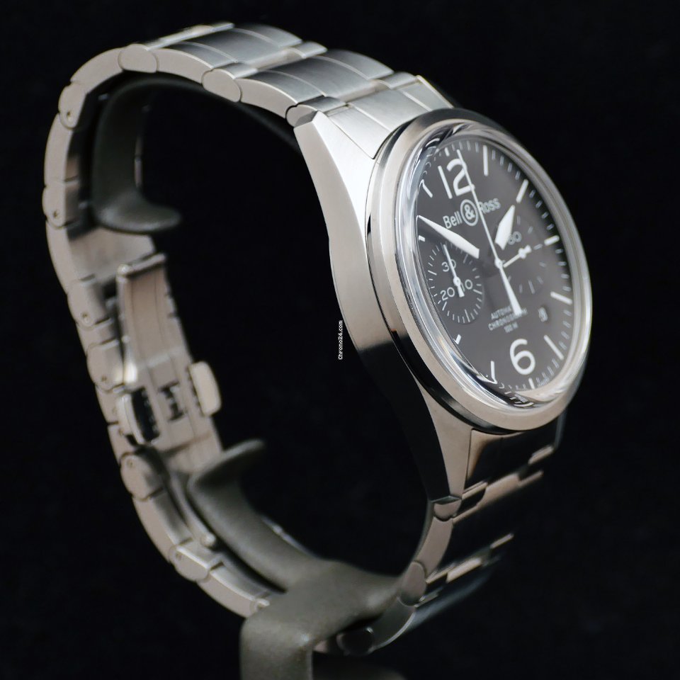 IMG_9081 Bell & Ross BR V1 Mens watch Unisex Automatic Steel BRV126-BL-ST SCA Replica 4
