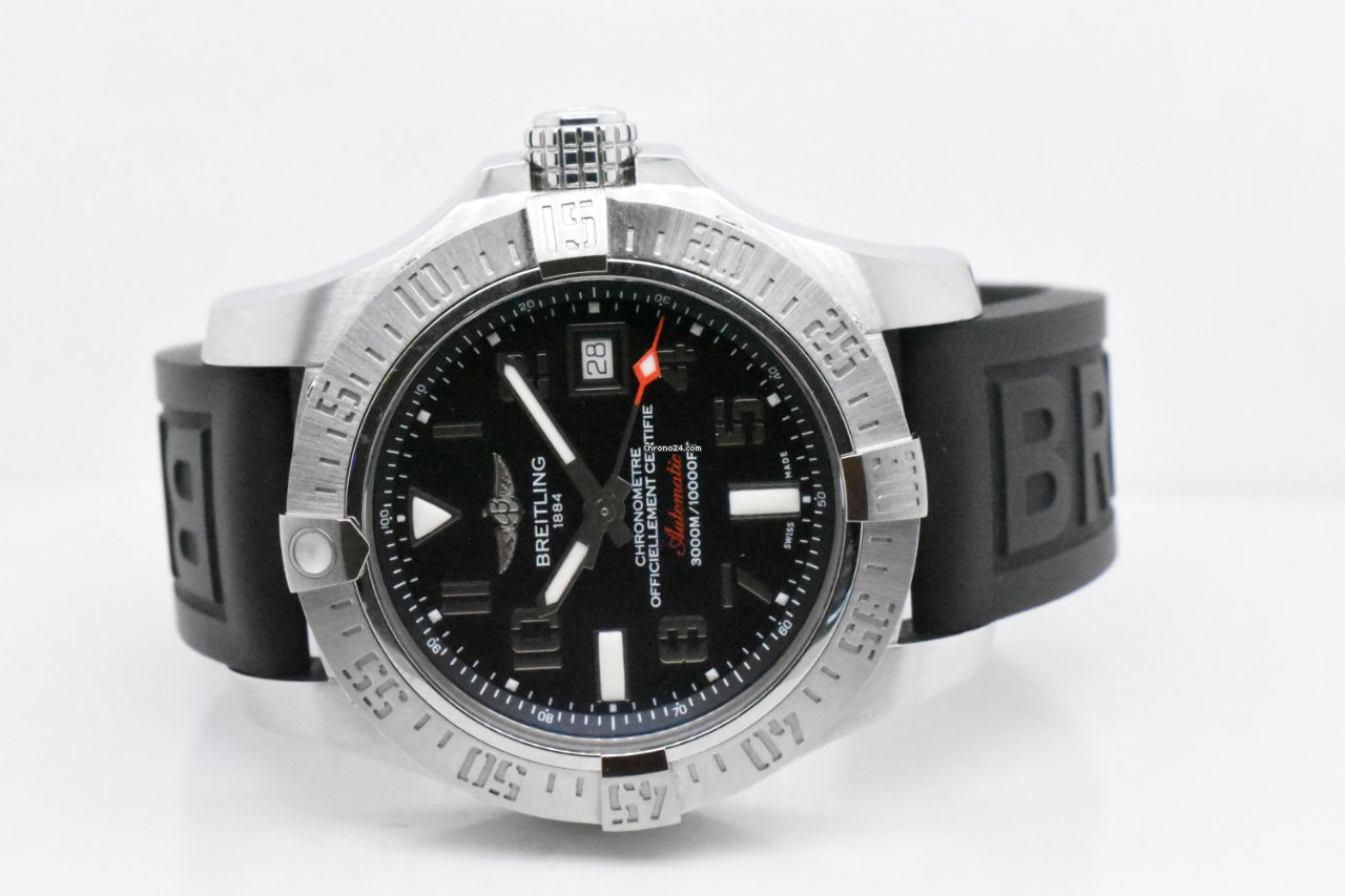 Breitling Avenger II Seawolf Mens watch Unisex Automatic Steel A1733110 BC30 109W A20BASA.1 Replica 4