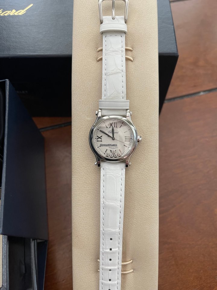 IMG_9081 Chopard Happy Sport Womens watch Automatic Steel 278573-3001 Replica 4