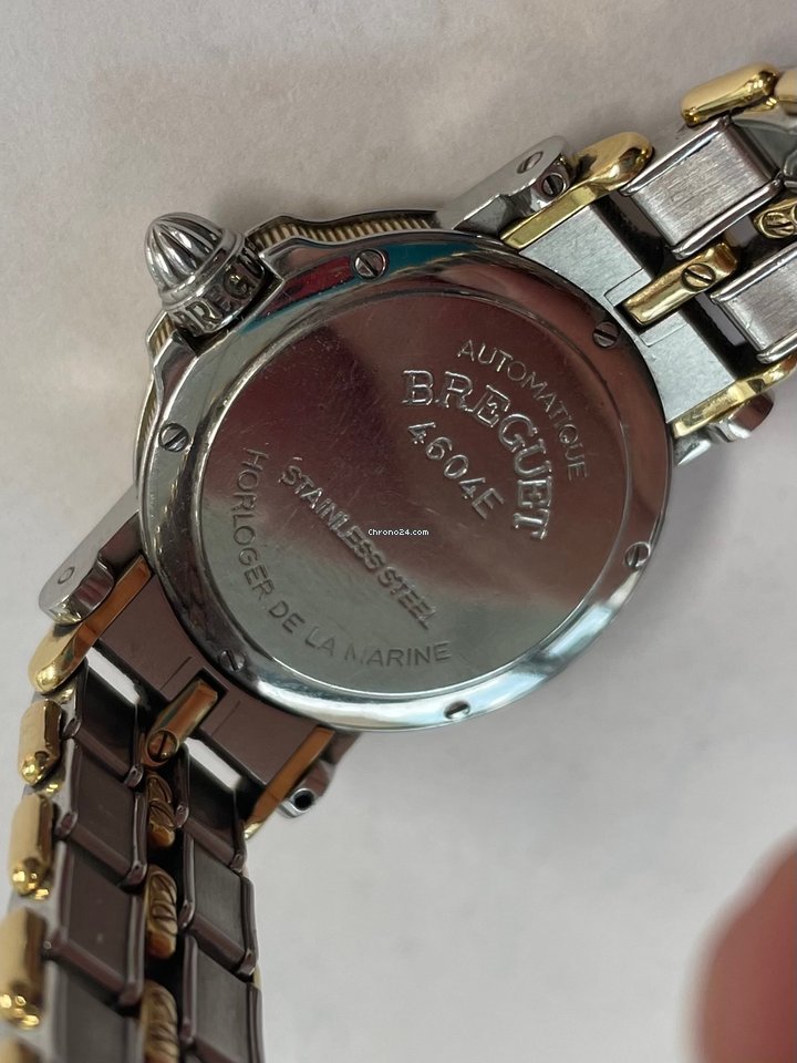 IMG_9081 Breguet Marine Womens watch Automatic Gold Steel 8400SA 12 X40 Replica 4